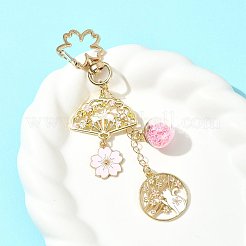 Подвесные брелки из сплава эмали&nbsp;HJEW-FS00052-04