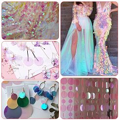 80 г переливающиеся подвески из ПВХ с пайетками/блестками&nbsp;KY-SC0002-49A