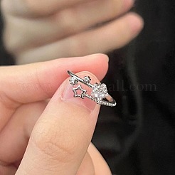 Кольца-манжеты из сплава с кристаллами и стразами для женщин&nbsp;FS-WG2A069-01