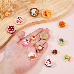 13 шт. 13 стиля смоляная мини имитация наслаждения съесть больше украшения&nbsp;DIY-FH0009-74