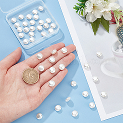 1 нить гальванизированных бусин из ракушечного жемчуга BSHE-NB0001-20