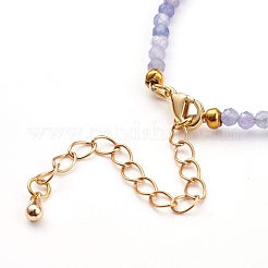 Facettierte natürliche Edelsteinperlen Armbänder für Damen&nbsp;BJEW-JB05928