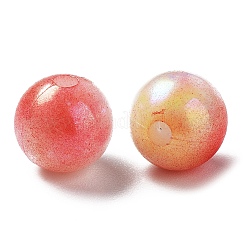Perle acriliche opache bicolore&nbsp;SACR-P024-01A-W14