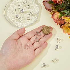 16 шт. латунная спиральная накладка на ушную манжету&nbsp;EJEW-HS0001-24P