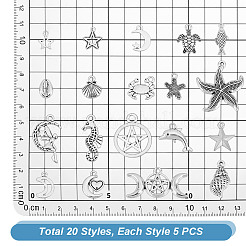 100шт 20 стиля подвески из сплава в тибетском стиле&nbsp;TIBEP-PH0001-78