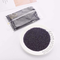 Прозрачные стеклянные цилиндрические бусины&nbsp;SEED-S047-I-006