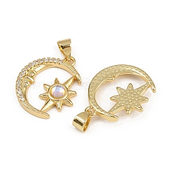 Покрытие стойки планета латунь микро паве подвески из кубического циркония&nbsp;KK-E102-31G-1