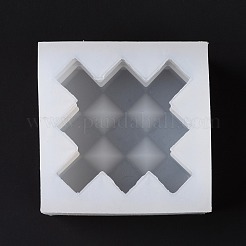 Граненые ромбовидные кубические Молды из пищевого силикона DIY-D097-09