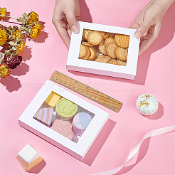 Прямоугольная складная креативная картонная коробка CON-WH0086-18