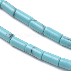 Filo di perline turchesi sintetici&nbsp;G-F631-B16