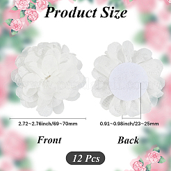 12 Stück 3D-Chiffon-Blume&nbsp;DIY-GF0012-47C