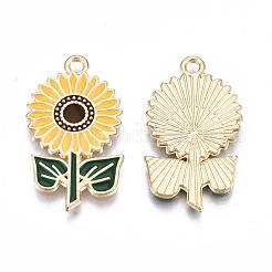 Подвески из экологически чистого сплава с эмалью ENAM-Q437-005-NR