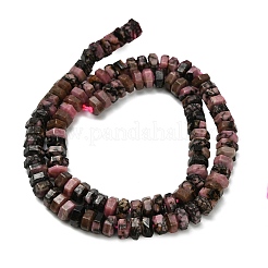 Abalorios naturales rhodonite hebras&nbsp;G-G317-A12-3x6mm