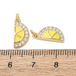 Латунные микро проложить кубического циркония подвески KK-D019-26G