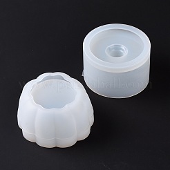 Хэллоуин тема DIY тыква Джек-о-фонарь ящик для хранения и крышка набор силиконовых форм DIY-G058-A01