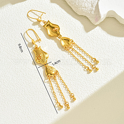 Серьги-кольца из сплава с кисточками&nbsp;BH8602