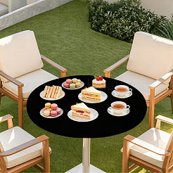 1 runde Tischdecke aus Polyester&nbsp;AJEW-CN0001-60