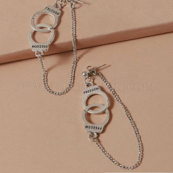 Наручники сплав панцирная цепь подвеска серьги-гвоздики&nbsp;FS-WG22813-01