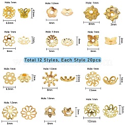 Колпачки для бусин из железа&nbsp;IFIN-SC0001-10
