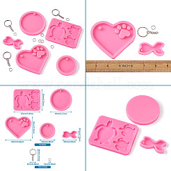 DIY брелок силиконовые Молды наборы DIY-TA0008-64