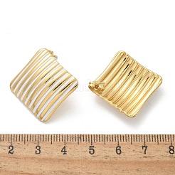 Pendientes de botón de acero inoxidable 304&nbsp;EJEW-A130-03A-G