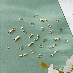 12шт. 3 стиля латунных раскладывающихся застежек набор FIND-FH0010-54