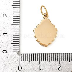 Pendentifs en acier inoxydable 304&nbsp;STAS-K307-02B-G