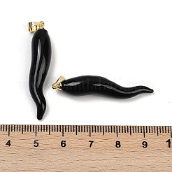 Лэмпворк ручной работы с латунными подвесками KK-Q095-02A-07