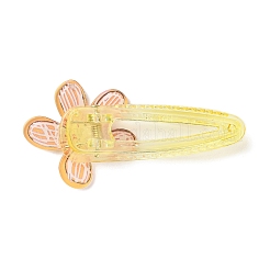 Цветочные акриловые заколки крокодил&nbsp;LS-OHAR-H002-01A