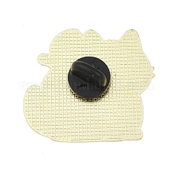 В форме кошки с оранжевыми эмалевыми булавками&nbsp;LS-JEWB-I052-02G-03