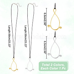 Алюминиевые ожерелья с подвесками&nbsp;NJEW-NB00003