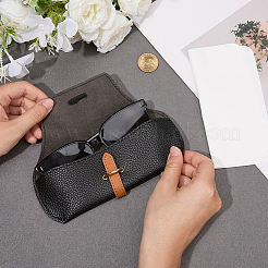 1шт прямоугольный футляр для очков из искусственной кожи&nbsp;AJEW-CN0005-51A