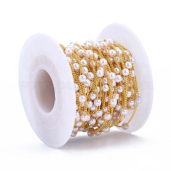 Handgefertigte Messingketten&nbsp;CHC-WH0006-02G