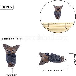 Полимерной глины ручной работы подвески&nbsp;CLAY-CA0001-04-1