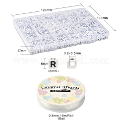 Непрозрачные акриловые бусины с горизонтальными отверстиями SACR-YW0001-44