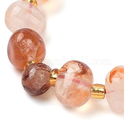 Наборы браслетов и ожерелий из бусин из натурального железистого кварца SJEW-P004-01P-02