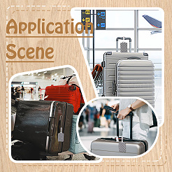 3 шт. багажная бирка из искусственной кожи&nbsp;AJEW-ME0002-25