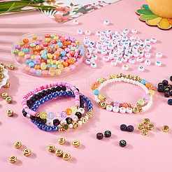 800шт 8 стиля непрозрачные акриловые бусины&nbsp;MACR-CW0001-14