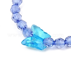 Transparente Acrylperlen Kinder Armbänder&nbsp;BJEW-JB05537