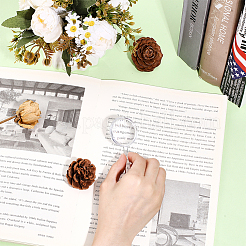 80шт пластиковое увеличительное стекло&nbsp;AJEW-GO0002-63