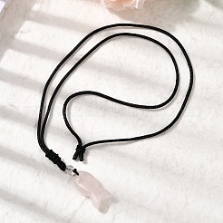 Подвеска в виде рыбы из натурального розового кварца&nbsp;NJEW-G185-01G