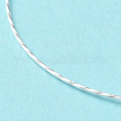 925 витой браслет из стерлингового серебра&nbsp;LS-BJEW-G680-01S