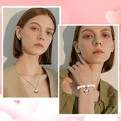 10 шт. подвески из нержавеющей стали 304 двух цветов STAS-CN0001-25