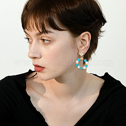 100 шт. 2-х цветная латунь с разделительными бусинами из стразов&nbsp;KK-BBC0015-99