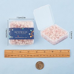 Natürlichen Rosenquarz Chip-Perlen&nbsp;G-SC0001-25