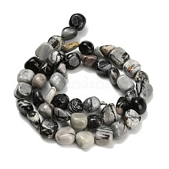 Натуральные нити из бисера пикассо G-K398-A01-01