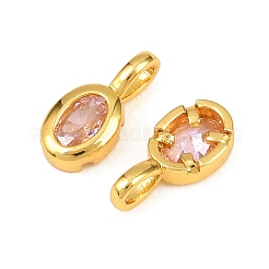 Латунные микро проложить кубического циркония подвески&nbsp;KK-H263-01G