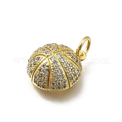 Латунные микро проложить кубического циркония подвески&nbsp;KK-C090-11G