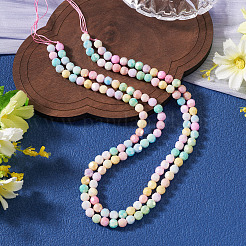 2 brin de perles de verre électrolytiques anti-ternissement&nbsp;EGLA-TADJ0001-17A