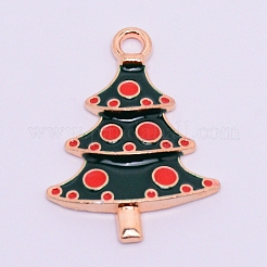 Pendentifs d'émail en alliage&nbsp;ENAM-WH0049-40KCG-RS